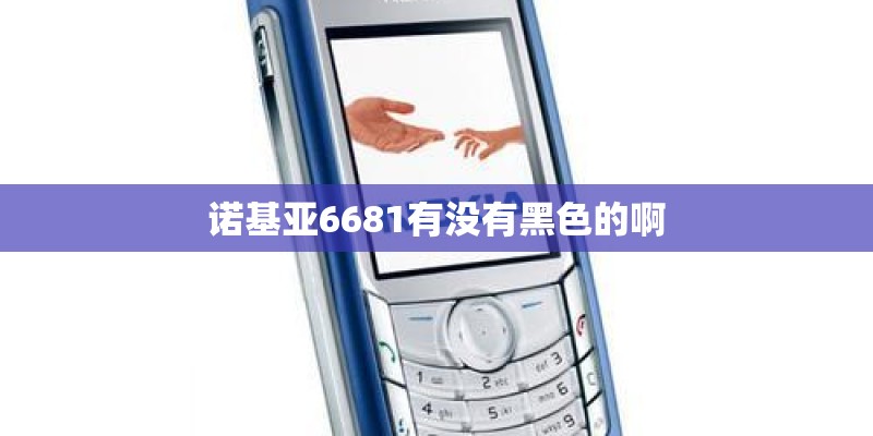 诺基亚6681有没有黑色的啊