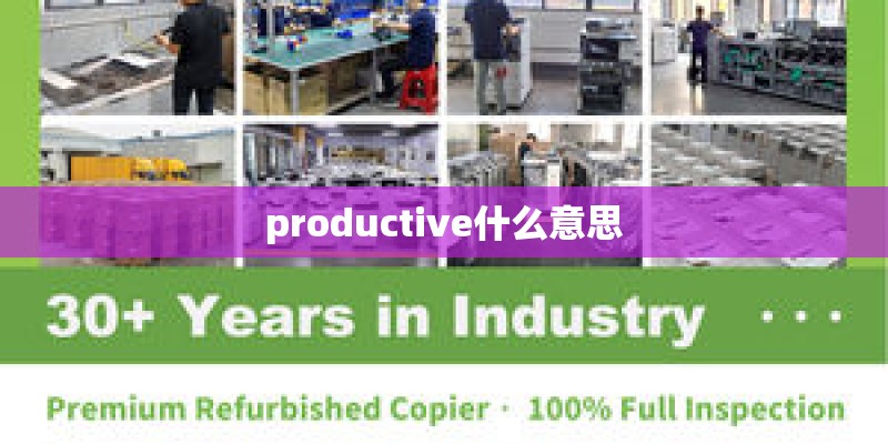 productive什么意思